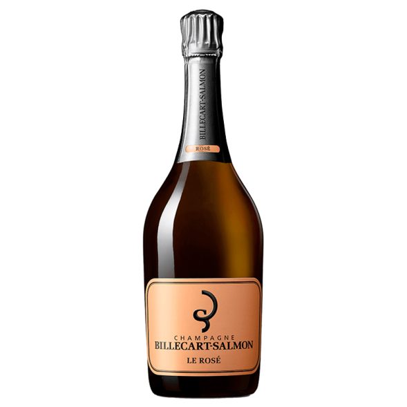 Botella de Billecart-Salmon Le Rosé, champagne rosado